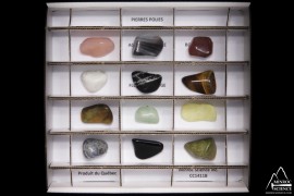 CC1411 Collection de 12 pierres polies